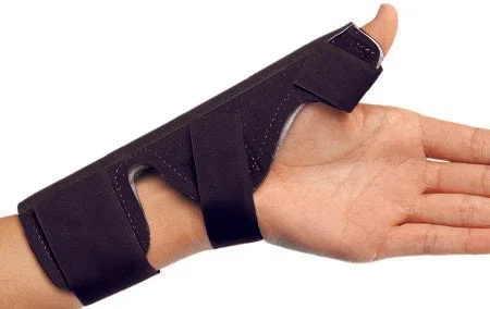 DJO ProCare Thumb Splint PROCARE Wrist Strap Aluminum / Suede Left or Right Hand Beige One Size Fits Most – 79-92170