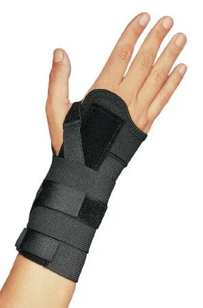 DJO ProCare Wrist Splint PROCARE Elastic Left or Right Hand Black Small – 79-97013