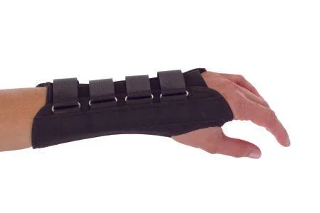 DJO ProCare Wrist Splint PROCARE Suede / Cotton Left Hand Black Small – 79-87013