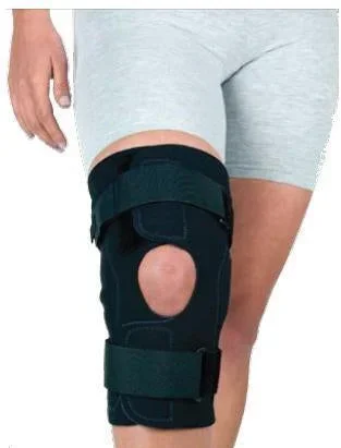 DJO Reddie Brace Hinged Knee Brace Large Wraparound / Hook and Loop Straps 20-1/2 to 23 Inch Circumference Left or Right Knee – 81-82397