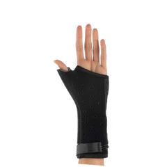 DJO Thumb Splint Exos® X-Small Hook and Loop / Adjustable Cable Closure Right Hand Black, 1/EA