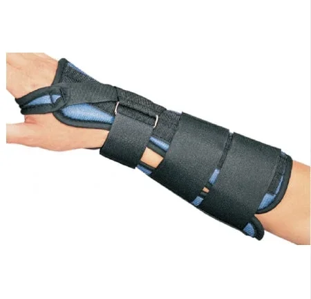 DJO Wrist Splint Foam / Tricot Left Hand Gray Small