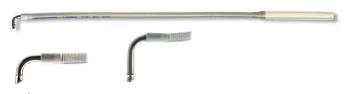 DLP Single Stage Venous Cannulae R Angle Metal Tip, 28 Fr (9.3 mm), conn 1/4, 14 in long