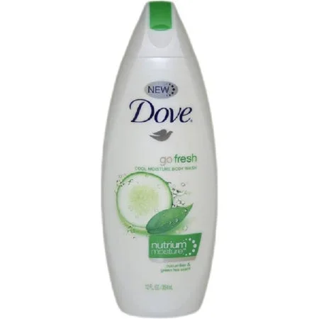 Dot Foods Dove Body Wash Liquid 12 oz. Bottle Cucumber / Green Tea Scent – 1111112114