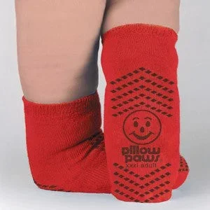Double Sided Bariatric Non Skid Socks High Risk Red