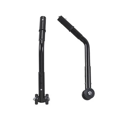 Drive, Adjustable Universal Wheelchair Anti Tipper with Wheels, Black, 1 Pair – 43-3210