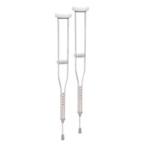 Drive aluminum Crutches with Accessories, Youth