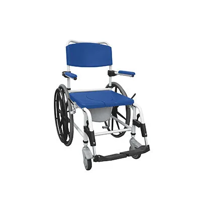 Drive, Aluminum Shower Mobile Commode Transport Chair – 43-3212