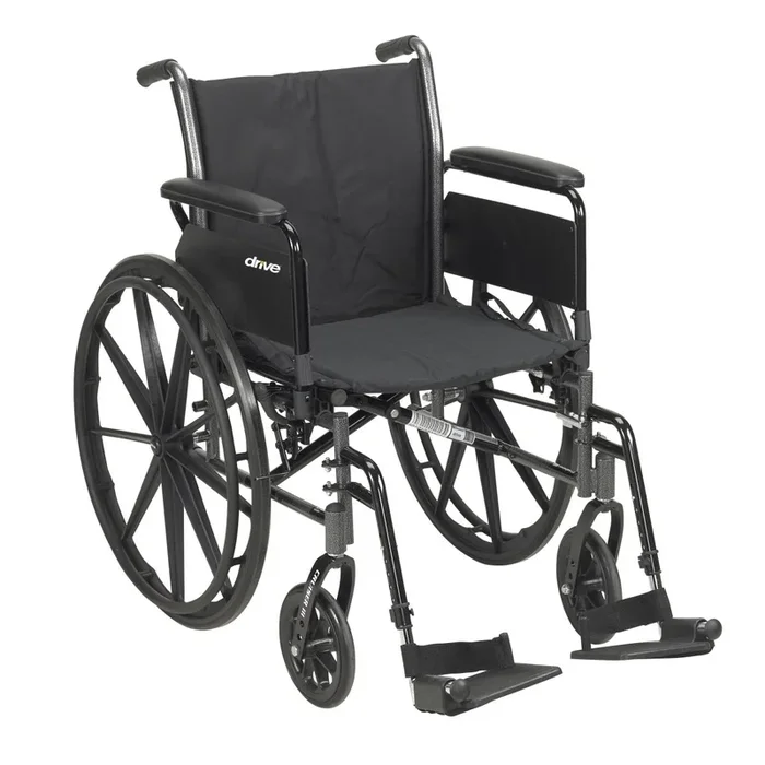 drive Cruiser III Dual Axle Lightweight Wheelchair Full Length Arm Elevating Legrest