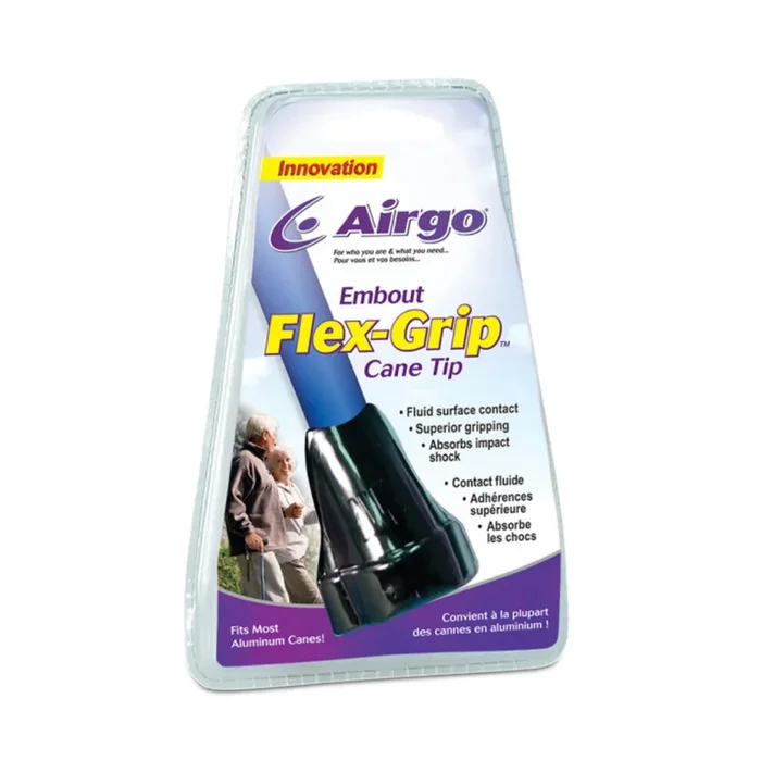 Drive Medical Airgo Flex-Grip Cane Tip – Helps Absorb Impact