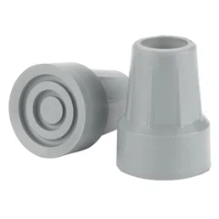 Drive Medical Crutch Tips, 7/8, Gray, 1 Pair