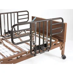 Drive Medical Delta Ultra Light Semi Electric Hospital Bed with Half Rails - Image 3