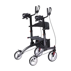 Drive Medical Elevate Upright Walker, Grey - Image 2