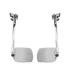 Drive Medical Front Rigging for Sentra EC Heavy Duty Extra Wide, Swing away Footrests, 1 Pair