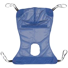 Drive Medical Full Body Commode Sling 4 or 6 Points Without Head Support X-Large 600 lbs