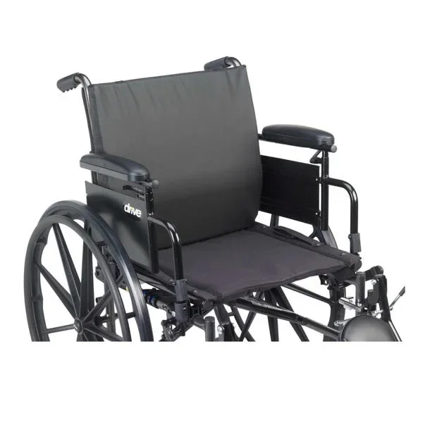 Drive Medical General Use Extreme Comfort Wheelchair Back Cushion with Lumbar Support, 20″