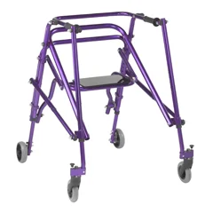 Drive Medical Nimbo 2G Lightweight Posterior Walker with Seat, Large, Wizard Purple