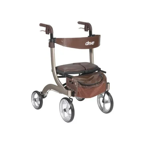 Drive Medical Nitro DLX Euro Style Walker Rollator Champagne