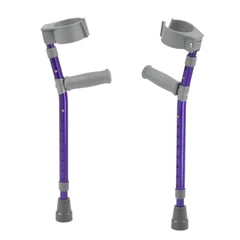 Drive Medical Pediatric Forearm Crutches, Large, Wizard Purple, Pair