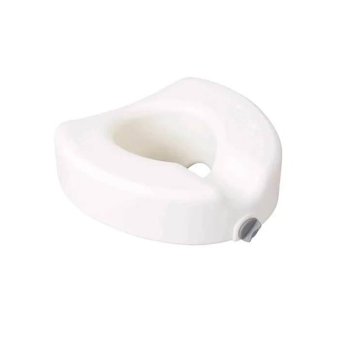 Drive Medical Premium Plastic Raised Toilet Seat with Lock Elongated