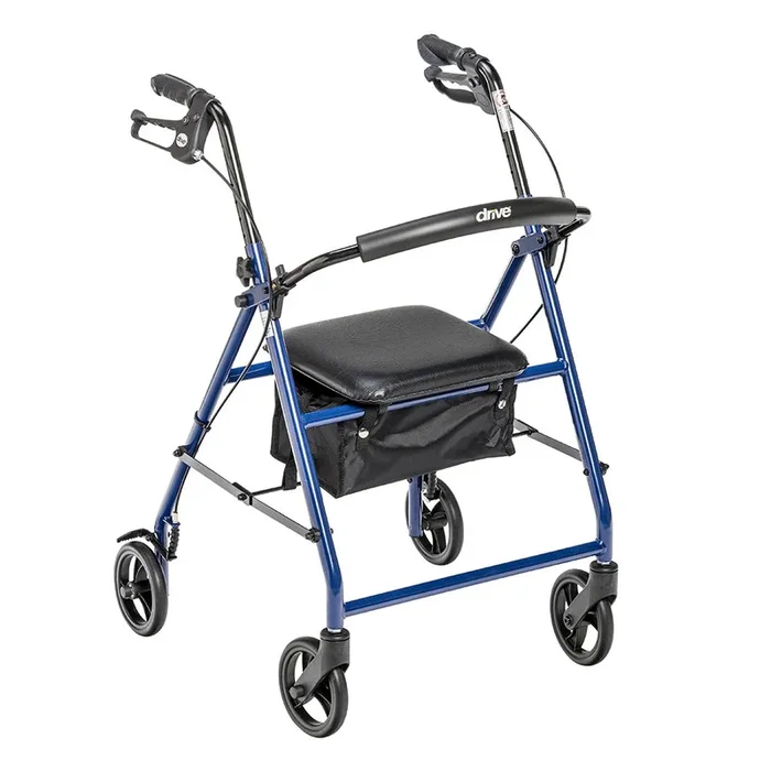Drive Medical Rollator Rolling Walker with 6″ Wheels