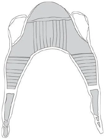 Drive Medical Seat U Sling 4 or 6 Point With Head Support Straps – Attached X-Large 600 lbs. Weight Capacity – 13220XL
