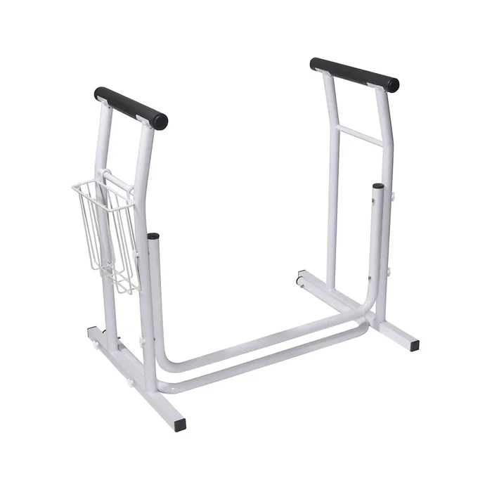 Drive Medical Stand Alone Toilet Safety Rails with Storage