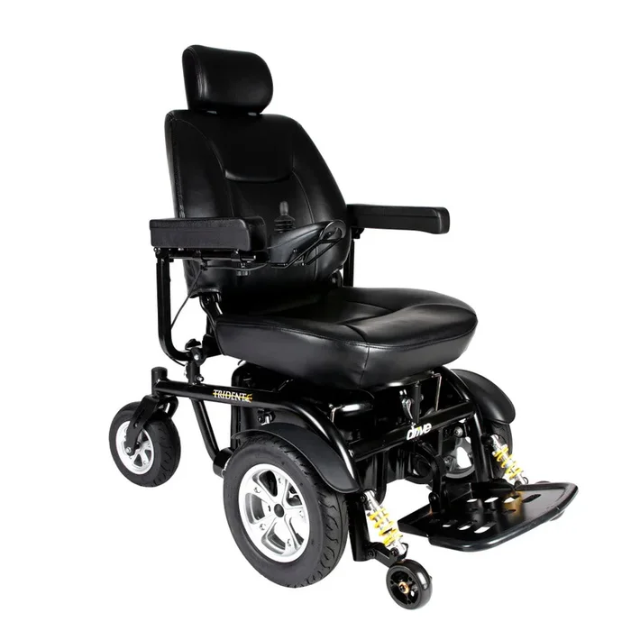 Drive Medical Trident HD Heavy Duty Power Wheelchair, 24″ Seat