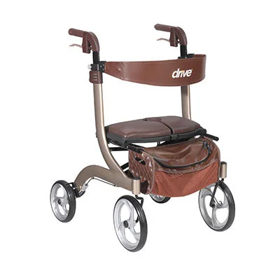 Drive, Nitro DLX Euro Style Rollator Rolling Walker, Champagne – 43-3017