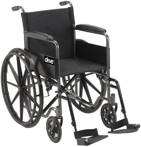 Drive Silver Sport 1 Wheelchair 18″