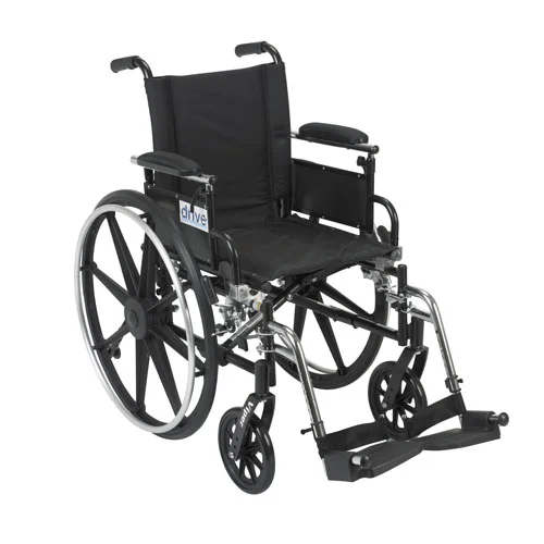 Drive Viper Wheelchair, Adjustable Arms, Footrest, 18″