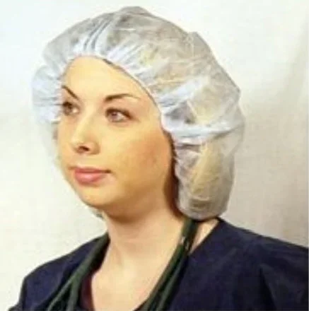 Dukal Bouffant Cap Dukal One Size Fits Most Blue Elastic