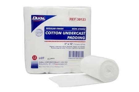 Dukal Dukal Cast Padding Undercast 3 Inch X 12 Foot Cotton NonSterile – 30123