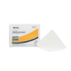 Dukal Gauze Sponge Gauze 8-Ply 4 x 4″ Square NonSterile, 4000 EA/CS