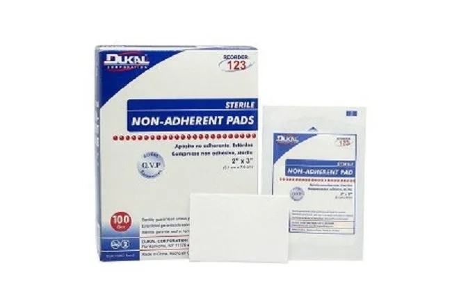 Dukal Rectangle Non-Adherent Dressing White