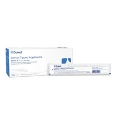 Dukal Swabstick Cotton Tip Wood Shaft 6″ Sterile 2 per Pack, 1/BX - Image 4