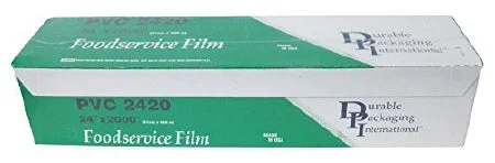 Durable Inc Food Wrap Film 24 Inch X 2000 Foot – PVC2420