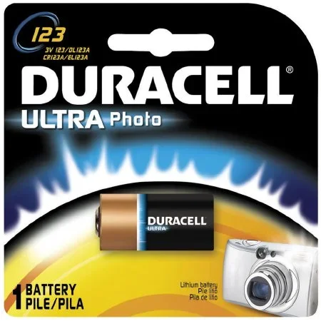 Duracell Duracell Ultra Lithium Battery 123A Cell 3V Disposable 1 Pack – DL123ABPK