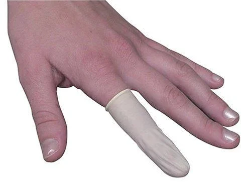 Duro-Med Latex Finger Cots, Large