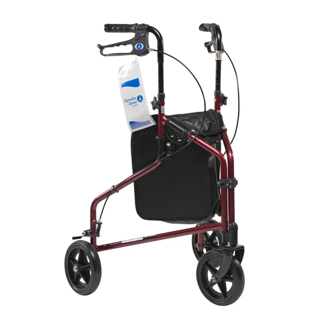 Dyna Zoom Aluminum wheel Rollator w/7.5″ wheels.