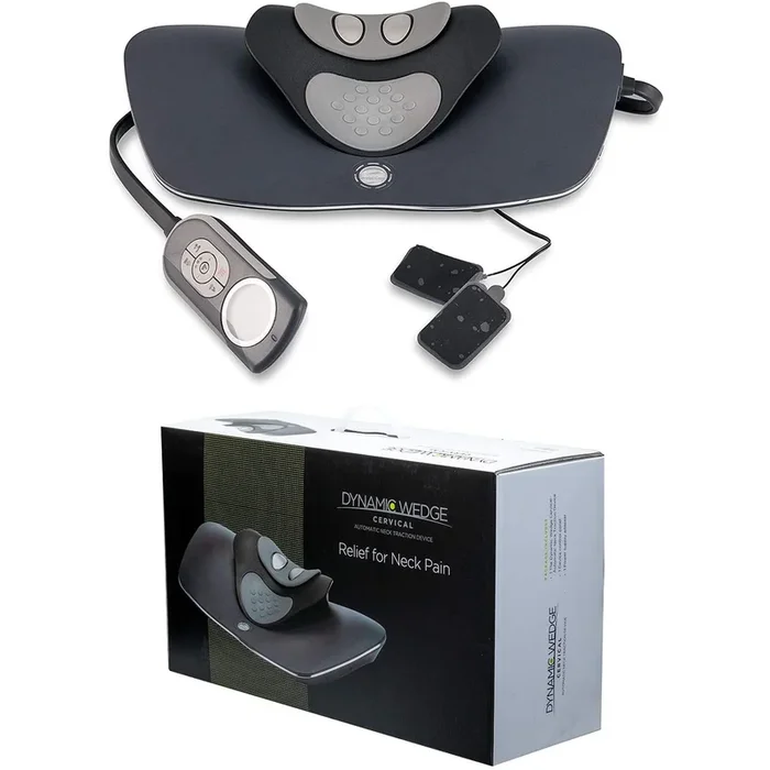 Dynamic Wedge Cervical Neck Traction with Heat Therapy and Electrotherapy