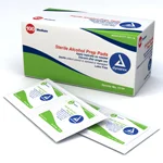 Dynarex Alcohol Prep Pad, Sterile, Medium, 100/bx, 20 bxs/cs