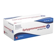Dynarex Aneroid Sphygmomanometer with Cuff 2-Tube Pocket Size Hand Held Adult Medium Cuff, 10 EA/CS - Image 2