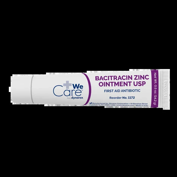 Dynarex Bacitracin Zinc Ointment, 0.5 oz tube