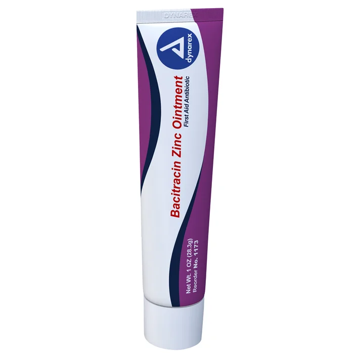 Dynarex Bacitracin Zinc Ointment, 1 oz. tube, boxed, 72/cs