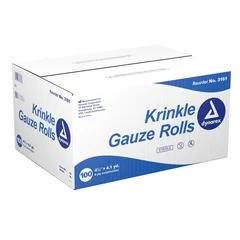 Dynarex Bandage Roll Gauze 6-Ply 4.5 Inch X 4.1 Yard, 1/PK 100PK/CS - Image 3