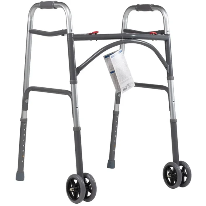 Dynarex Bariatric Walker with 5″ Wheels