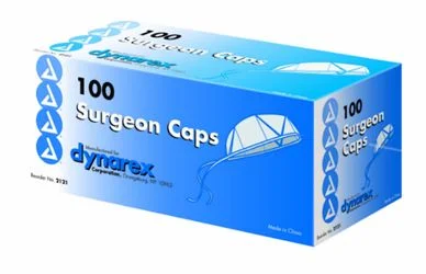 Dynarex Disposable Surgeon’s O.R. Cap, Garrison Style, Blue, 500/cs