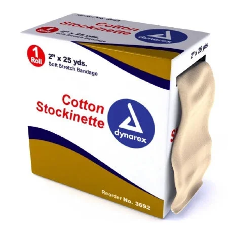 Dynarex Dynarex Stockinette Undercast 2 Inch X 25 Yard Cotton NonSterile – 3692