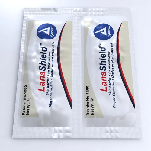 Dynarex LanaShield Skin Protectant Cream, 5 g Packet, 1728/Cs